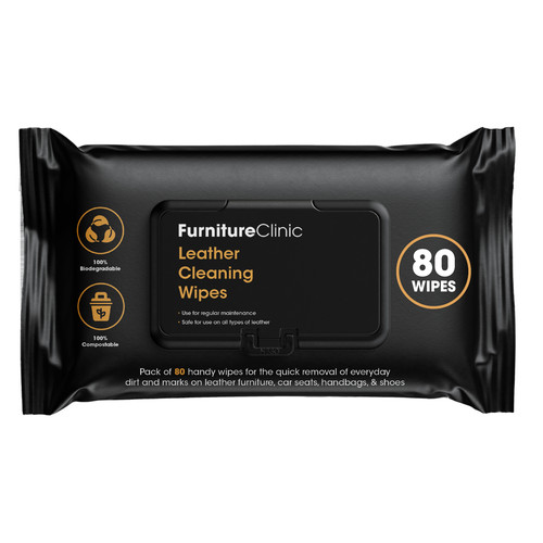 Leather sofa cleaning wipes - cleaning, 80